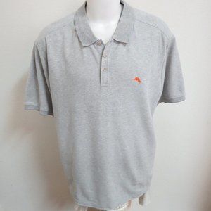 2XL Gray Tommy Bahama Men's Cotton #654T Polo Shirt